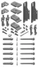 Kermi-Befestigungs-Set-15-AK3-E-Duett-Duolino-RAL9016-ZB03360001 gallery number 1